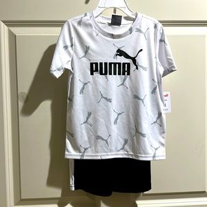 Puma kids 2 pc shirt and shorts set